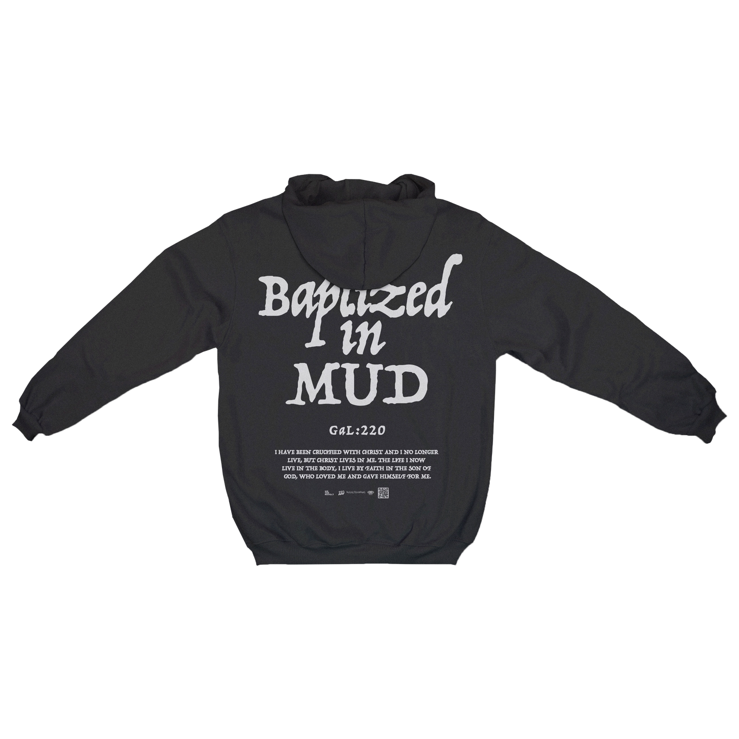 BAPTIZED IN MUD - CHARCOAL HOODIE