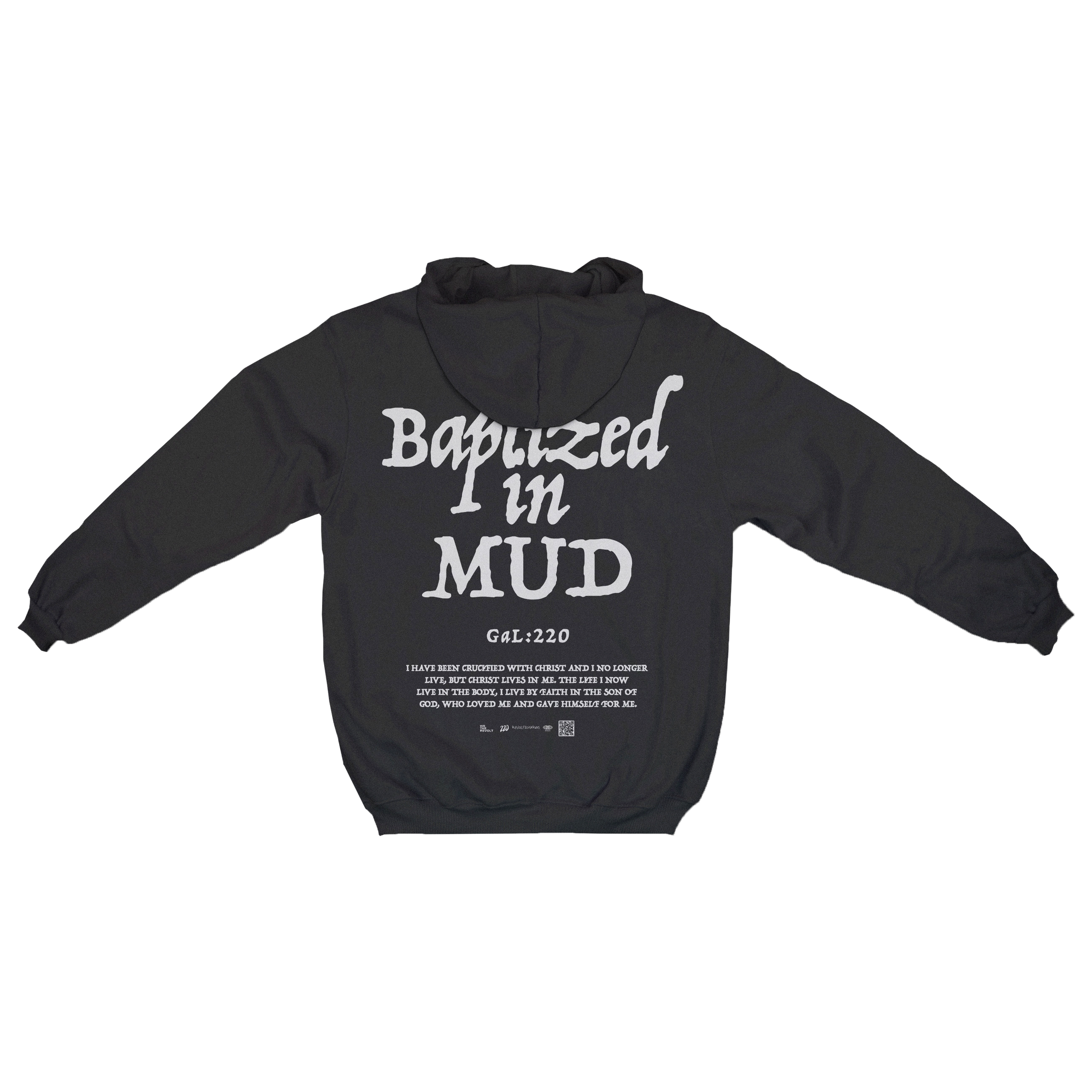 BAPTIZED IN MUD - CHARCOAL HOODIE