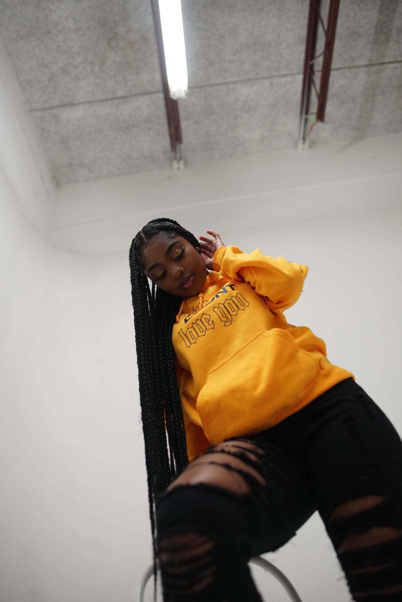 STREETS DON'T LOVE YOU - GOLD HOODIE