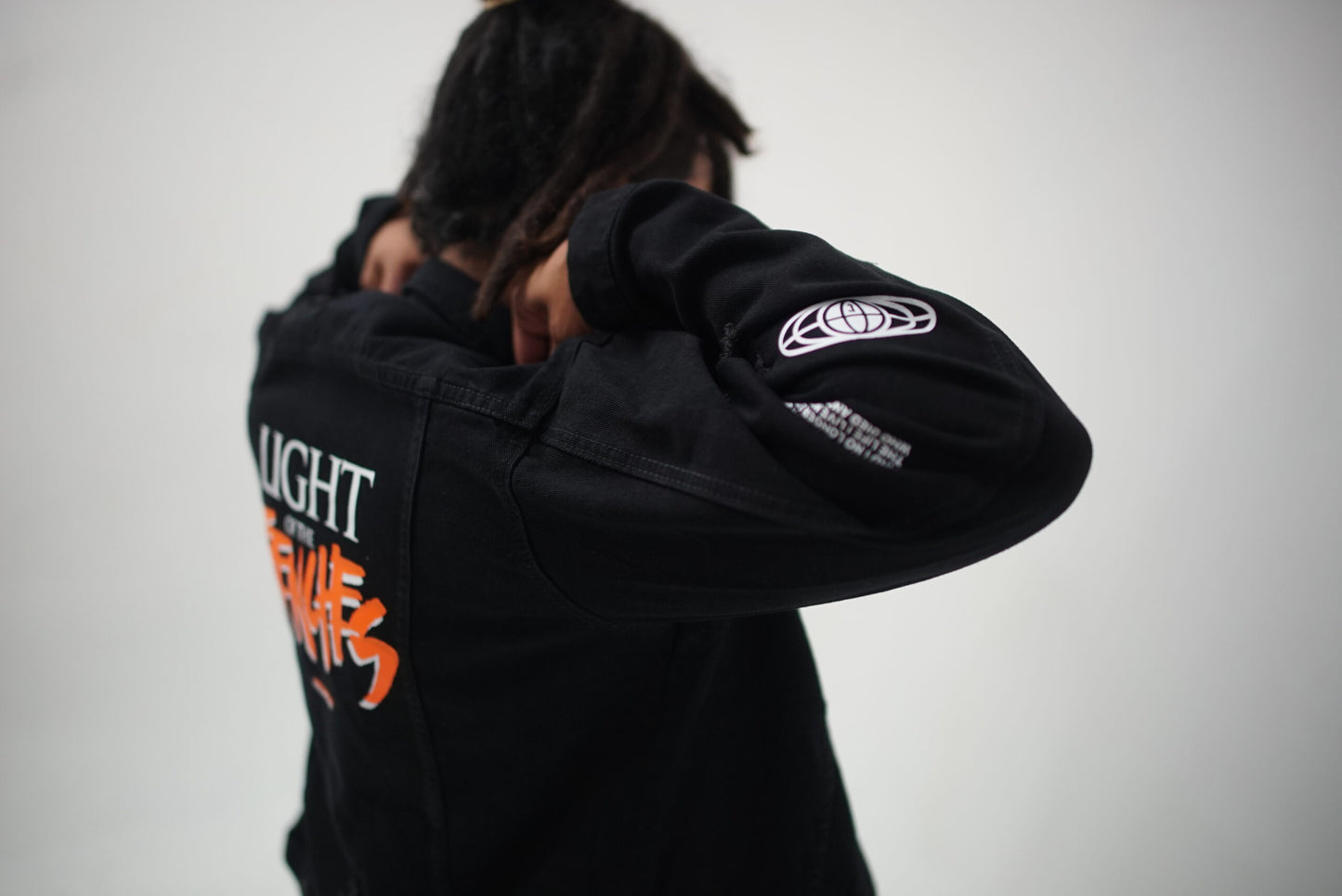 LIGHT OF THE TRENCHES - BLACK JEAN JACKET