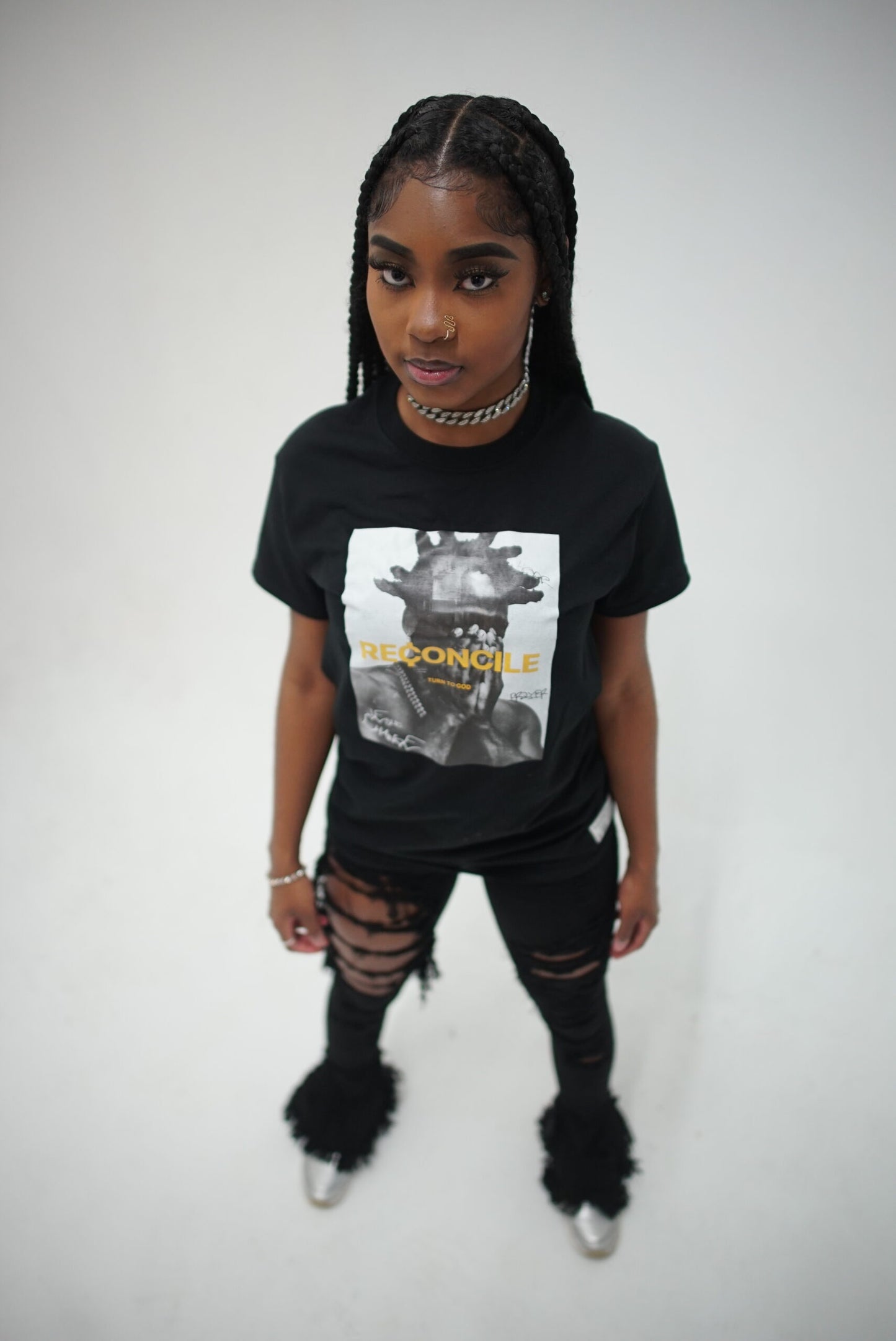 Turn To God - Black Tee