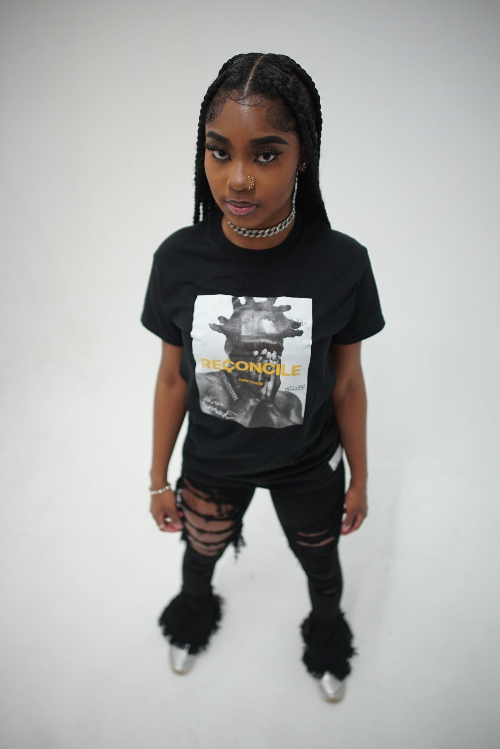 Turn To God - Black Tee