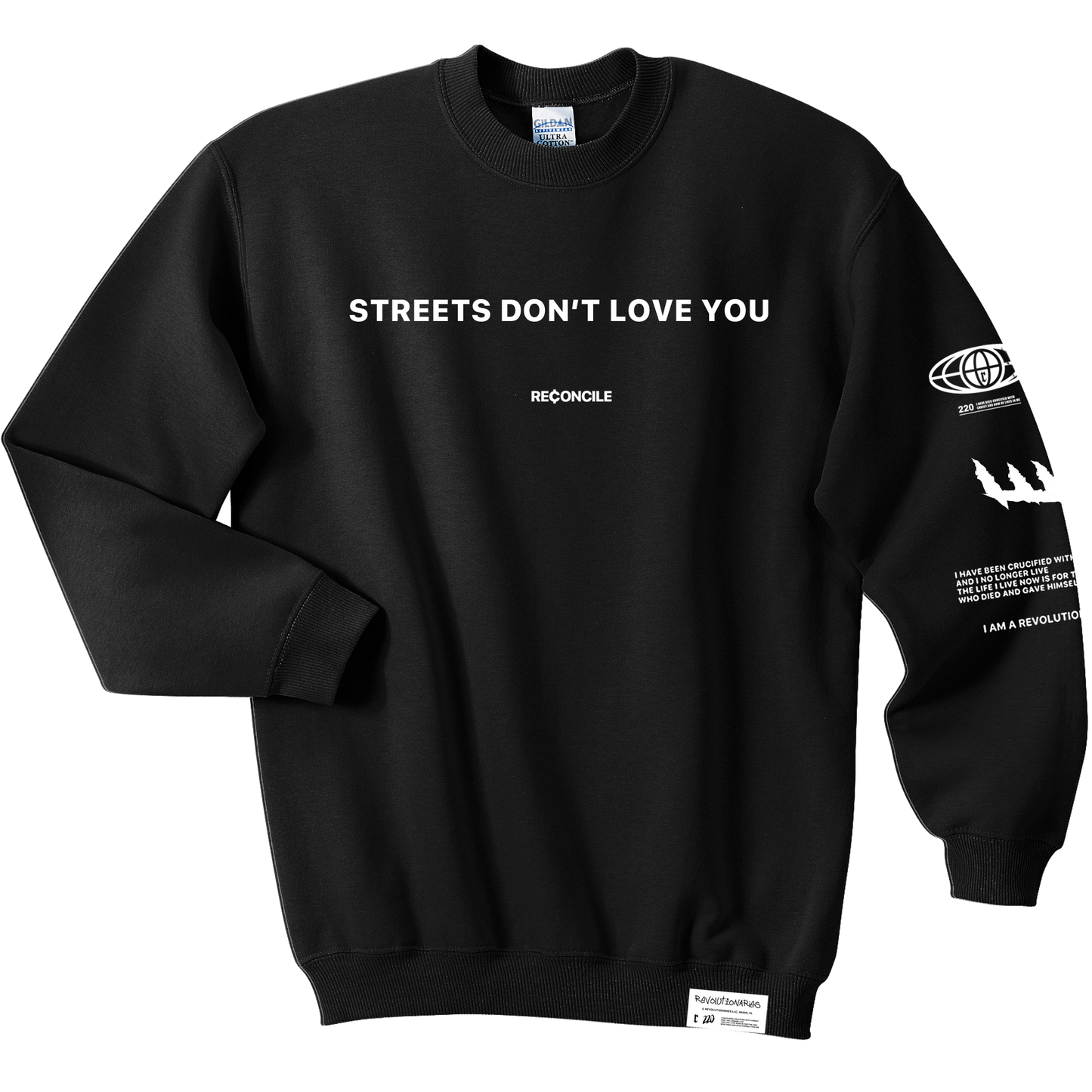 SDLY3 - Black Crewneck Sweatshirt