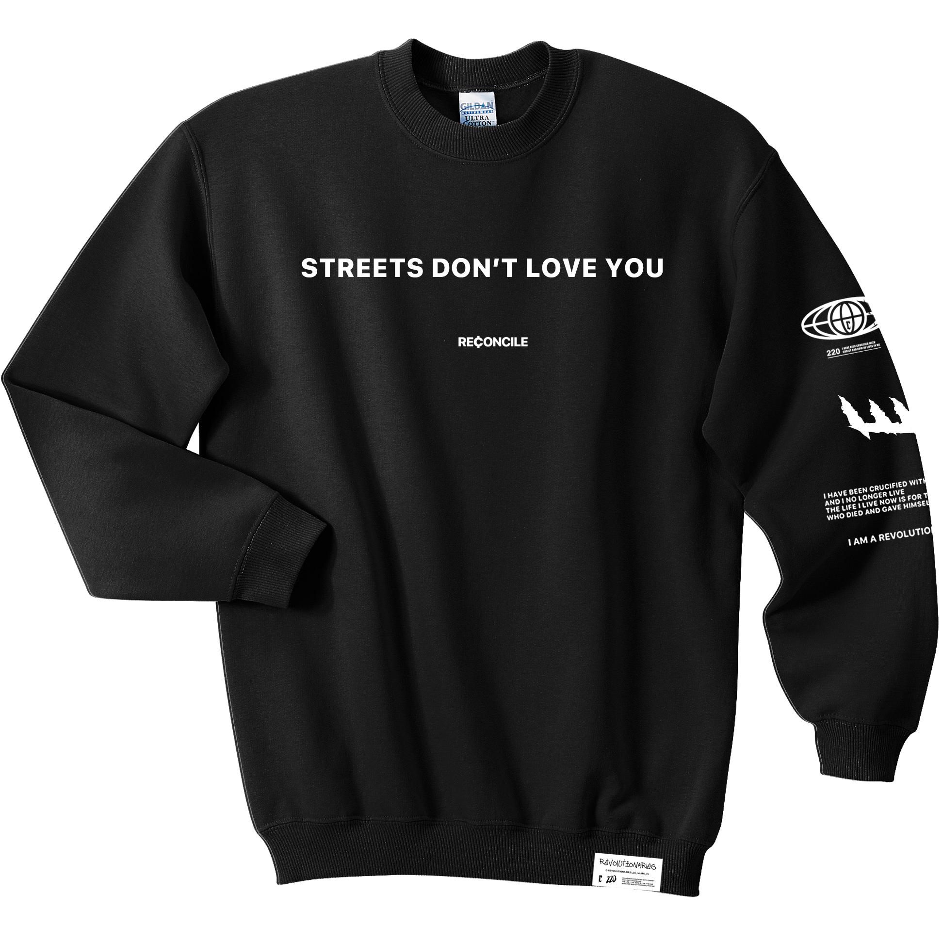 SDLY3 - Black Crewneck Sweatshirt