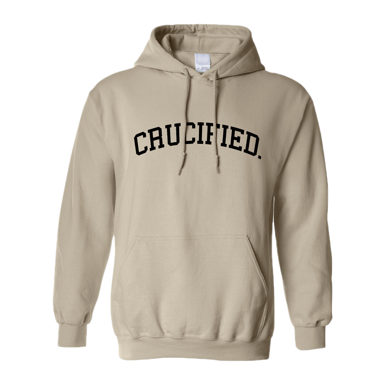 CRUCIFIED. HOODIE (SAND)
